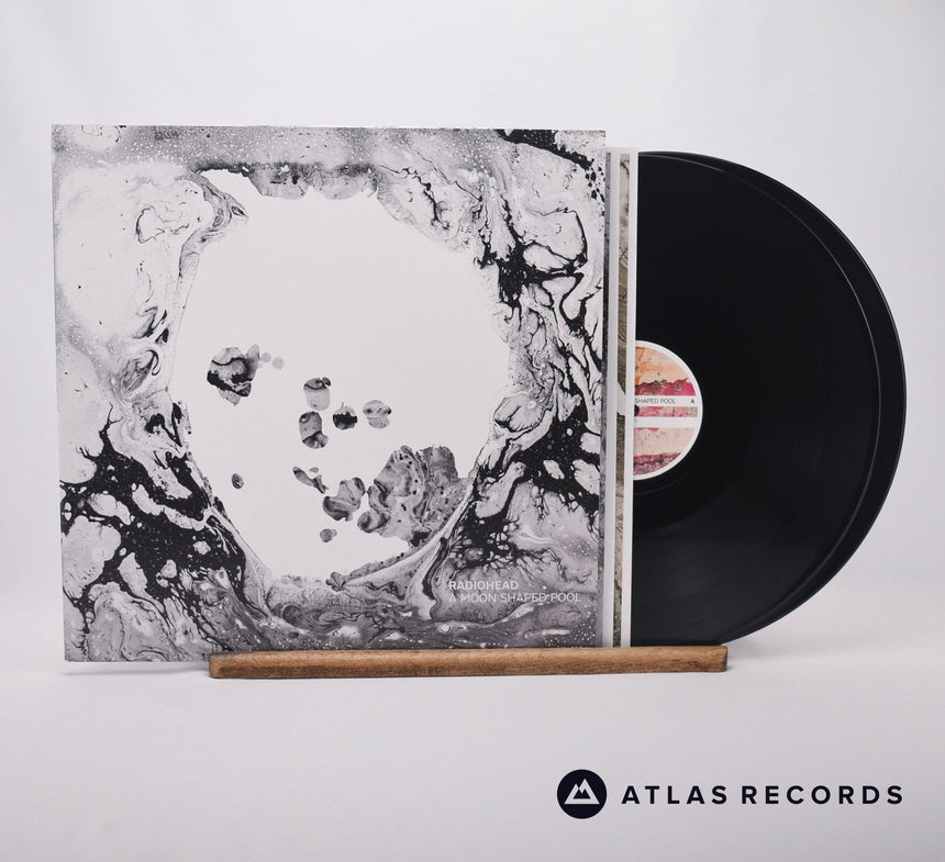 Radiohead A Moon Shaped Pool Double LP Vinyl Record - Front Cover & Record