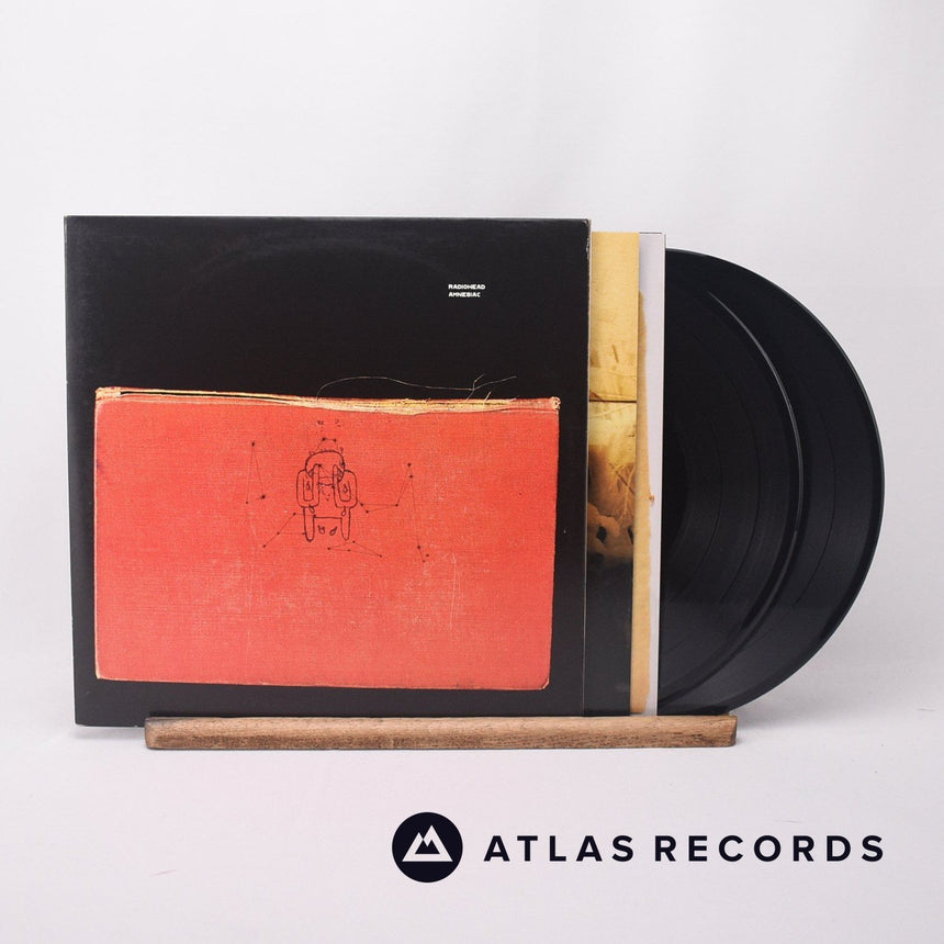 Radiohead Amnesiac 2 x LP10" Vinyl Record - Front Cover & Record