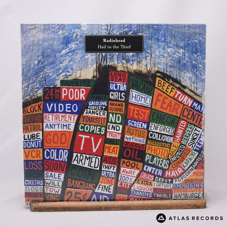 Radiohead Hail To The Thief 2 x LP Vinyl Record - Front Cover & Record