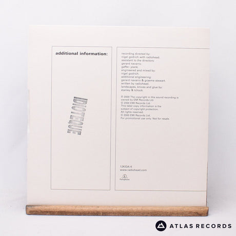 Radiohead - Idioteque - Promo White Label A-01 12" Vinyl Record - NM/EX