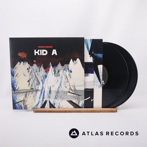 Radiohead Kid A 2 x 10" Vinyl Record - Front Cover & Record