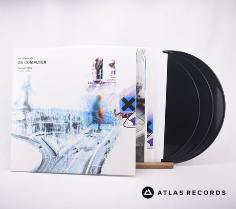 Radiohead OK Computer OKNOTOK 1997 2017 Double LP + LP Vinyl Record - Front Cover & Record