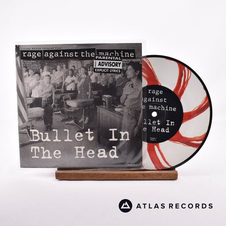 Rage Against The Machine Bullet In The Head 7" Vinyl Record - Front Cover & Record