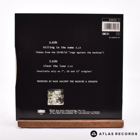 Rage Against The Machine - Killing In The Name - 7" Vinyl Record - NM/NM