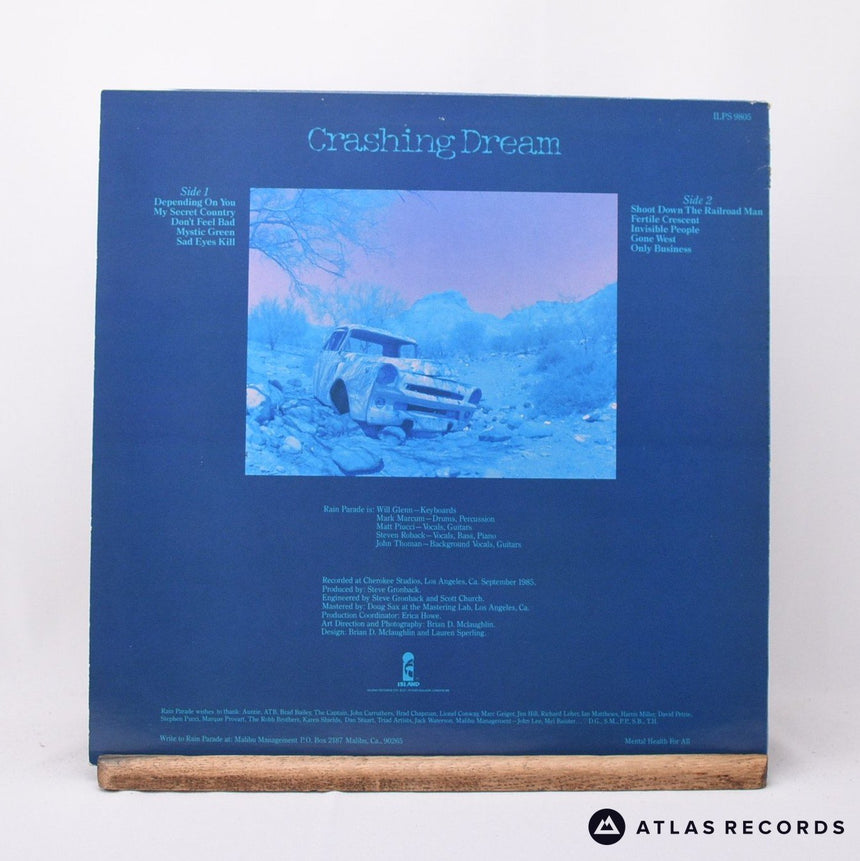 Rain Parade - Crashing Dream - LP Vinyl Record - EX/EX