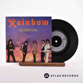 Rainbow All Night Long 7" Vinyl Record - Front Cover & Record