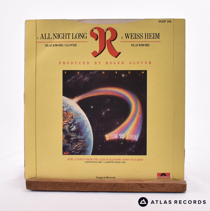 Rainbow - All Night Long - 7" Vinyl Record - EX/VG+
