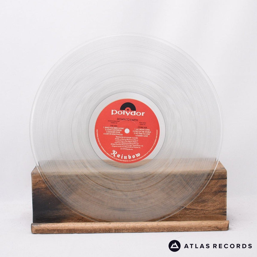 Rainbow - Down To Earth - Clear Limited Edition LP Vinyl Record - EX/NM