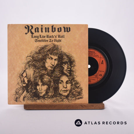 Rainbow Long Live Rock 'N' Roll 7" Vinyl Record - Front Cover & Record