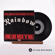 Rainbow Long Live Rock 'N' Roll 7" Vinyl Record - Front Cover & Record