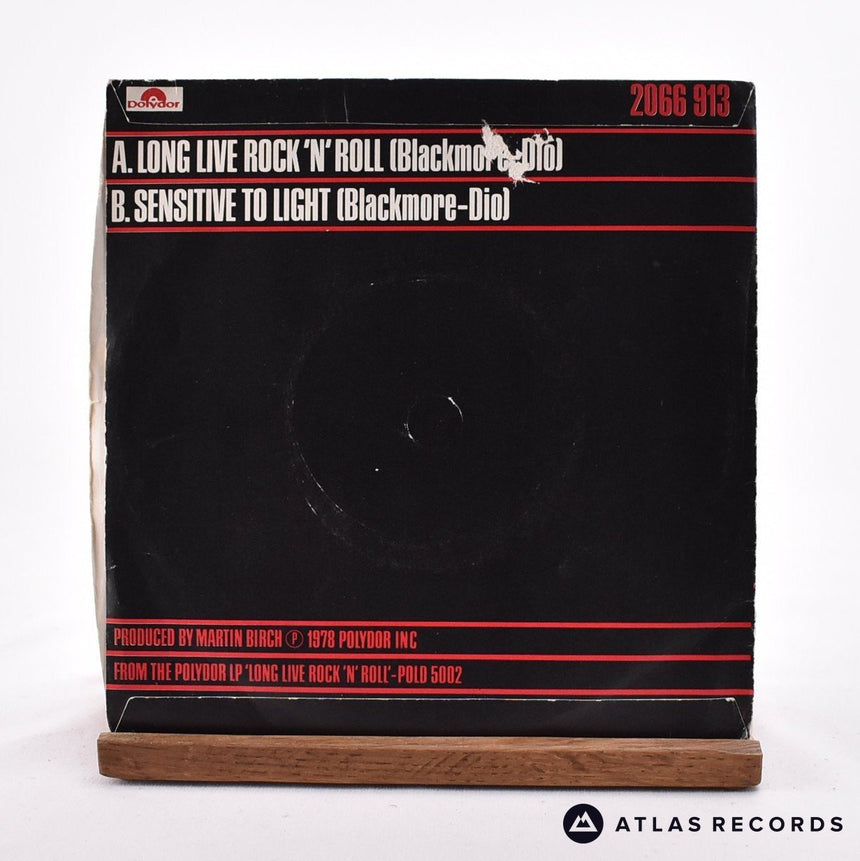 Rainbow - Long Live Rock 'N' Roll - 7" Vinyl Record - VG+/EX