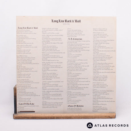 Rainbow - Long Live Rock 'N' Roll - A//2 B//2 LP Vinyl Record - EX/VG+