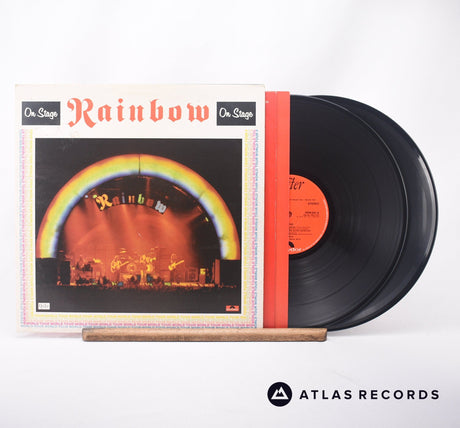 Rainbow On Stage Double LP Vinyl Record - Front Cover & Record