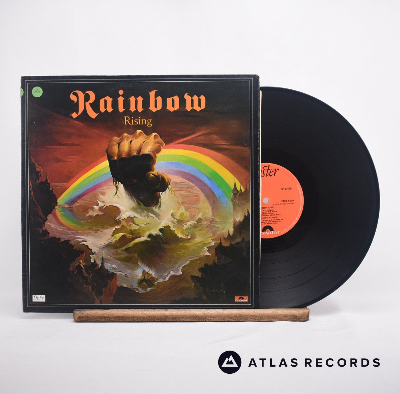 Rainbow Rainbow Rising LP Vinyl Record - Front Cover & Record