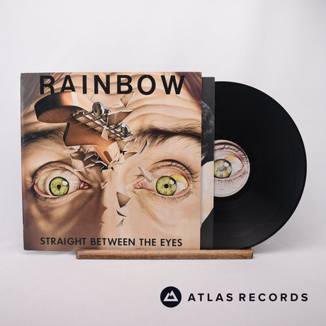 Rainbow Straight Between The Eyes LP Vinyl Record - Front Cover & Record