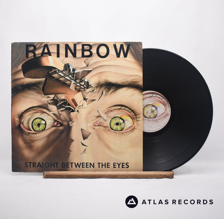 Rainbow Straight Between The Eyes LP Vinyl Record - Front Cover & Record