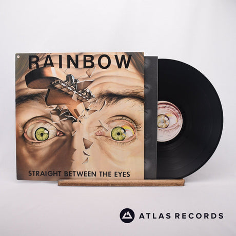 Rainbow Straight Between The Eyes LP Vinyl Record - Front Cover & Record