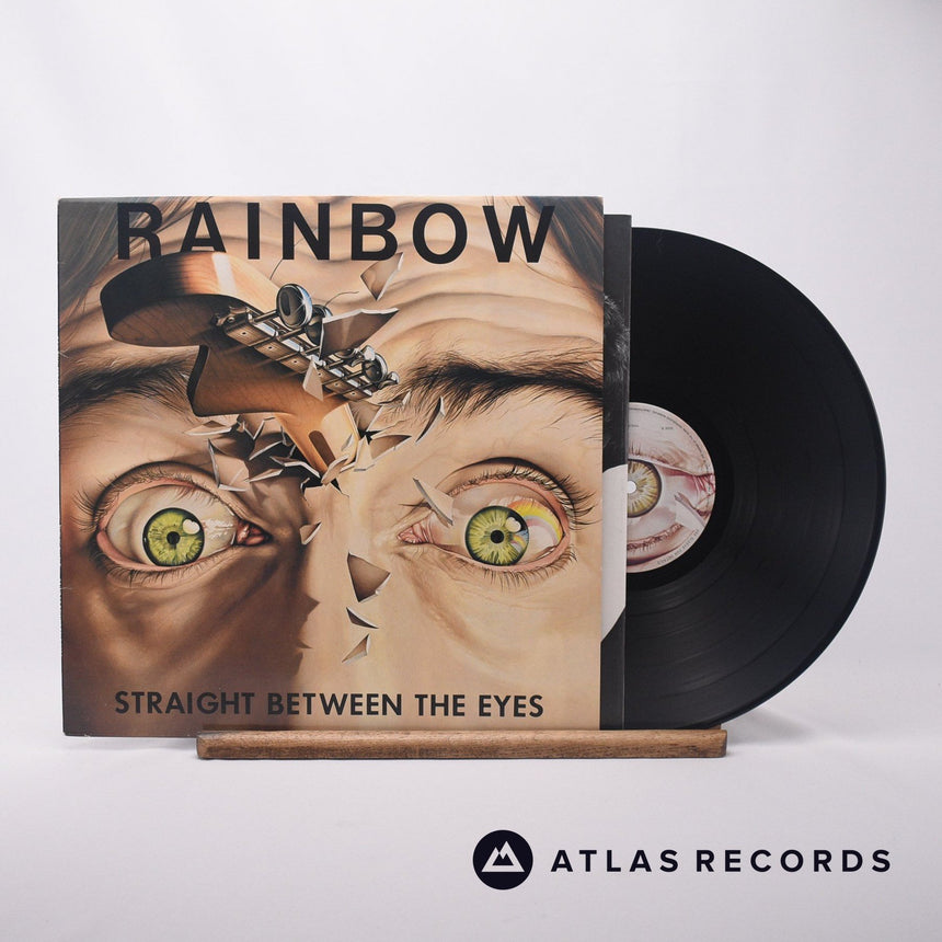 Rainbow Straight Between The Eyes LP Vinyl Record - Front Cover & Record