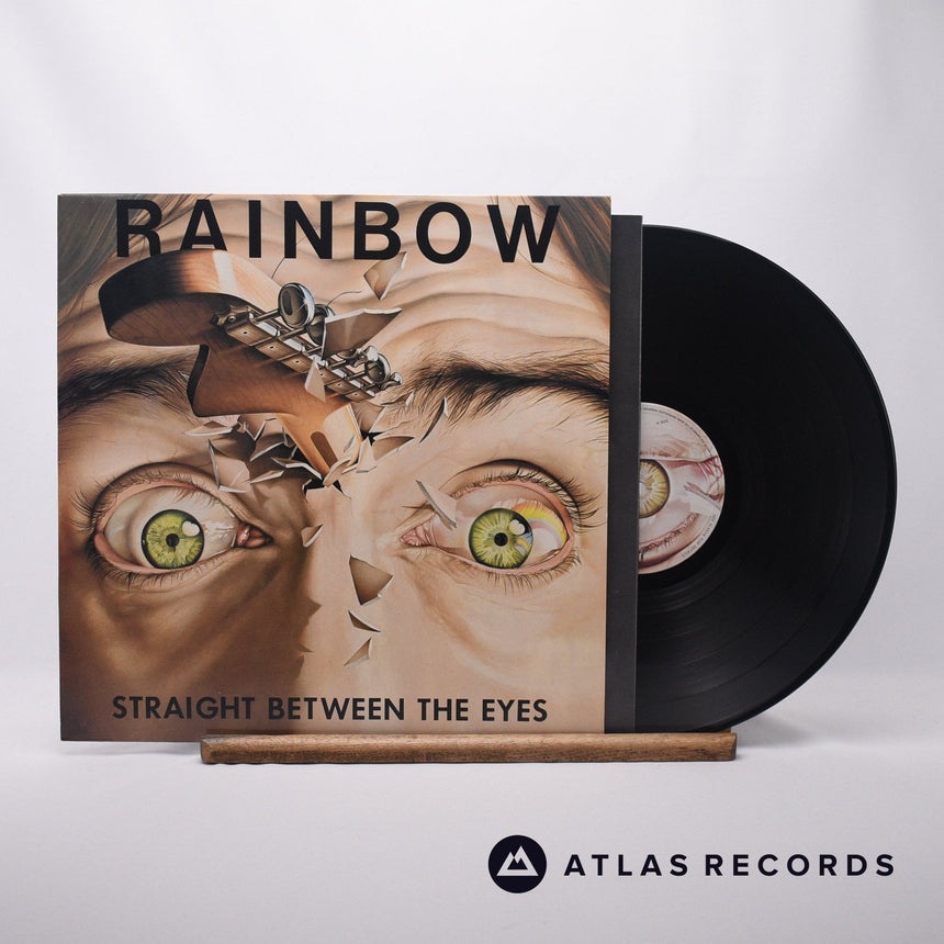 Rainbow Straight Between The Eyes LP Vinyl Record - Front Cover & Record