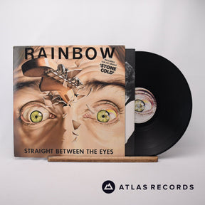 Rainbow Straight Between The Eyes LP Vinyl Record - Front Cover & Record
