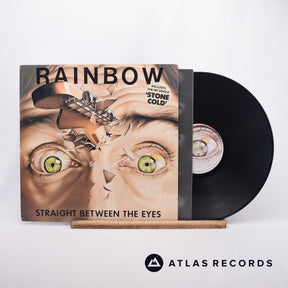 Rainbow Straight Between The Eyes LP Vinyl Record - Front Cover & Record