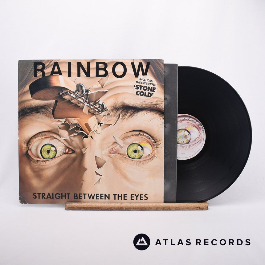 Rainbow Straight Between The Eyes LP Vinyl Record - Front Cover & Record