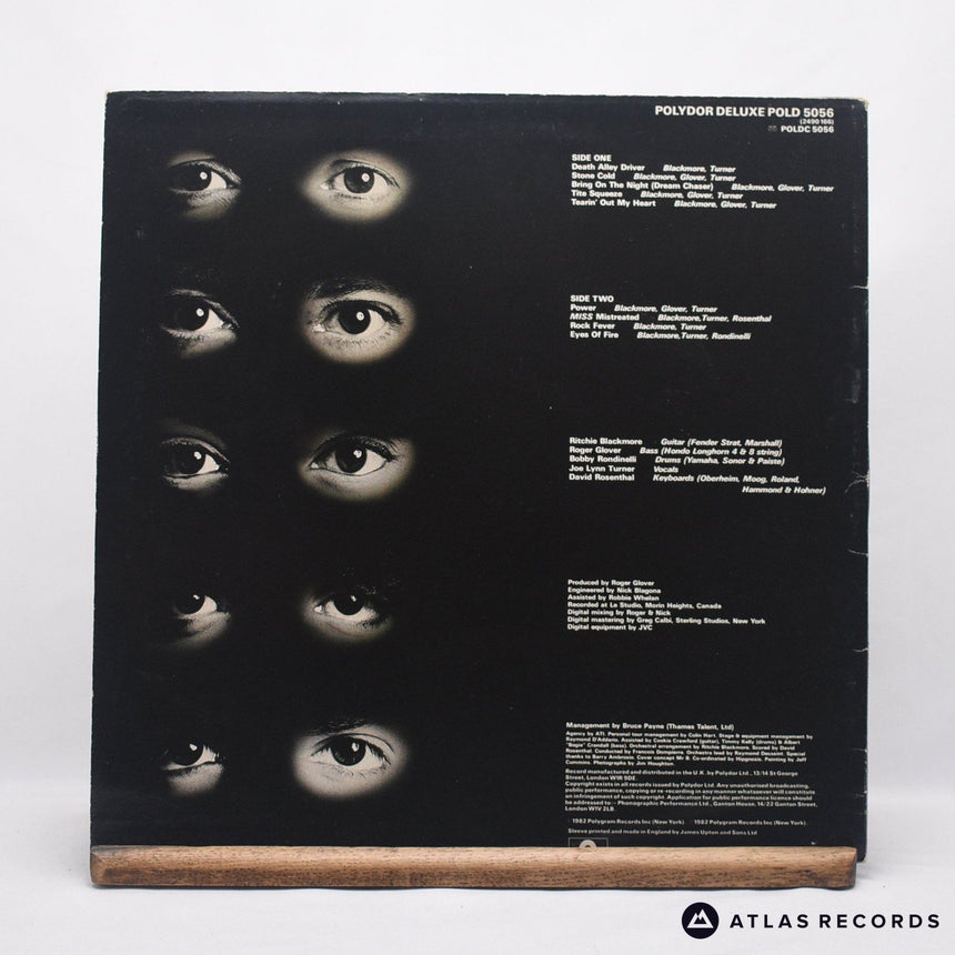Rainbow - Straight Between The Eyes - A//1 B//2 LP Vinyl Record - VG+/VG+