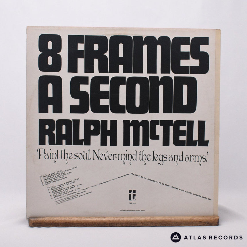 Ralph McTell - Eight Frames A Second - Reissue LP Vinyl Record - VG+/VG+