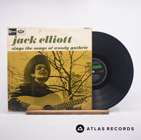 Ramblin' Jack Elliott Jack Elliott Sings The Songs Of Woody Guthrie LP Vinyl Record - Front Cover & Record