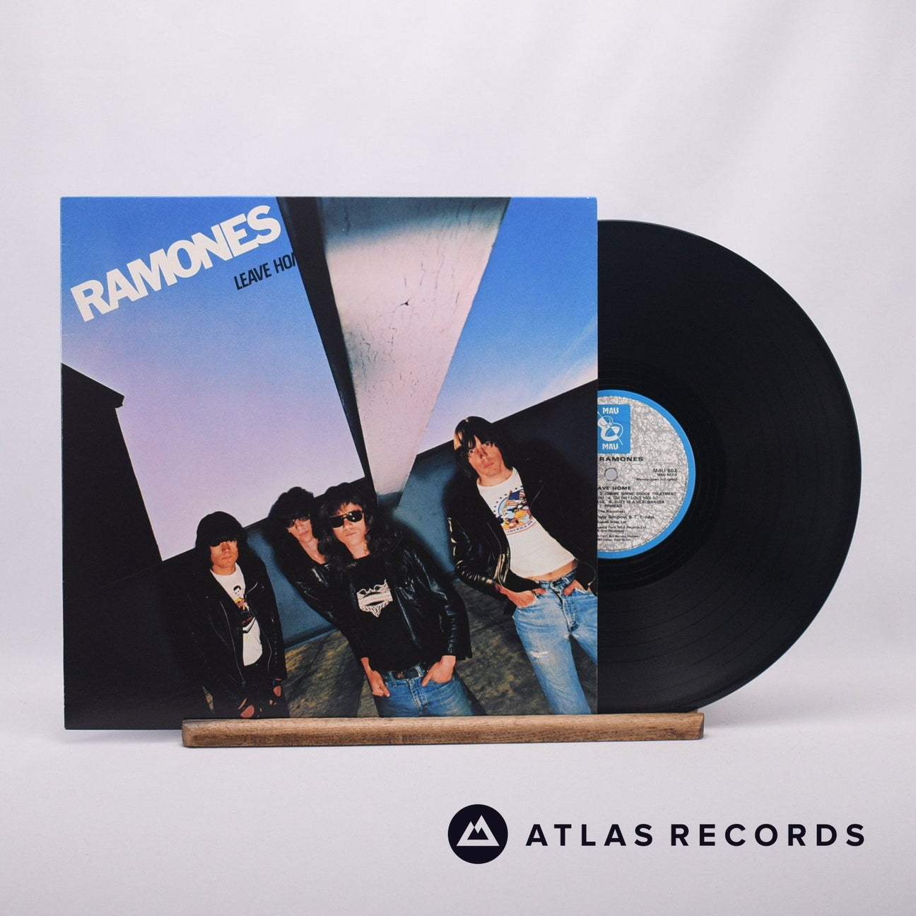 Ramones Leave Home LP Vinyl Record - Front Cover & Record