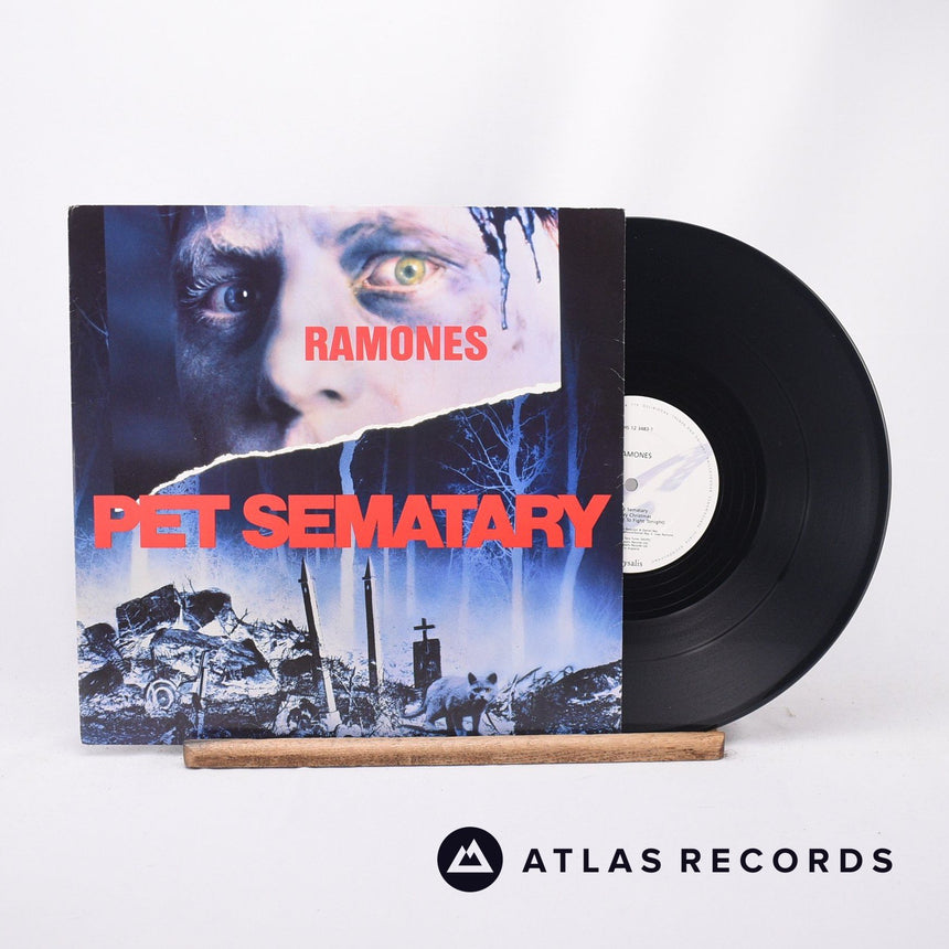 Ramones Pet Sematary 12" Vinyl Record - Front Cover & Record