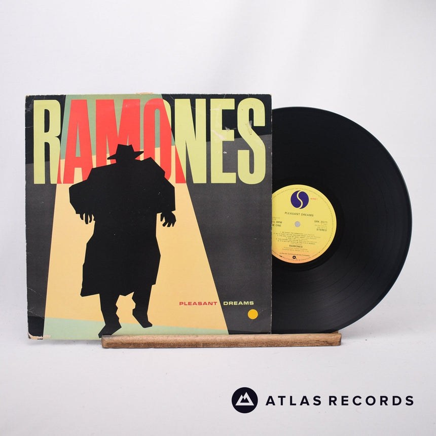 Ramones Pleasant Dreams LP Vinyl Record - Front Cover & Record