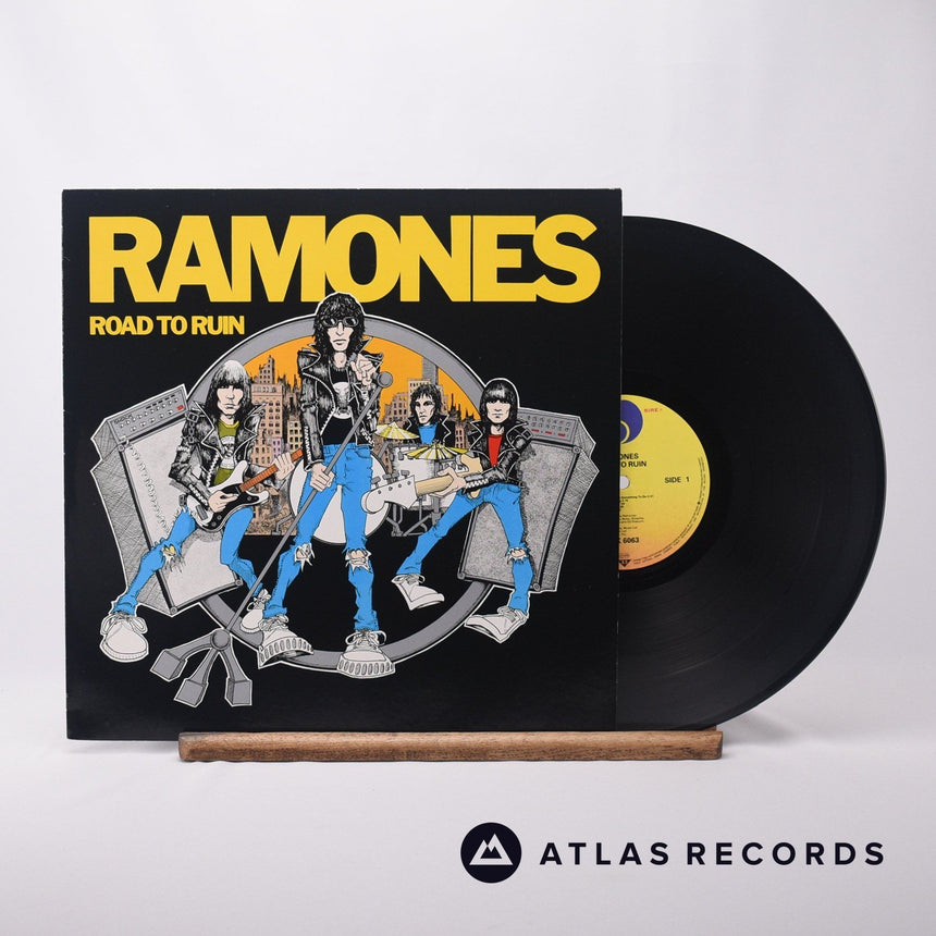 Ramones Road To Ruin LP Vinyl Record - Front Cover & Record