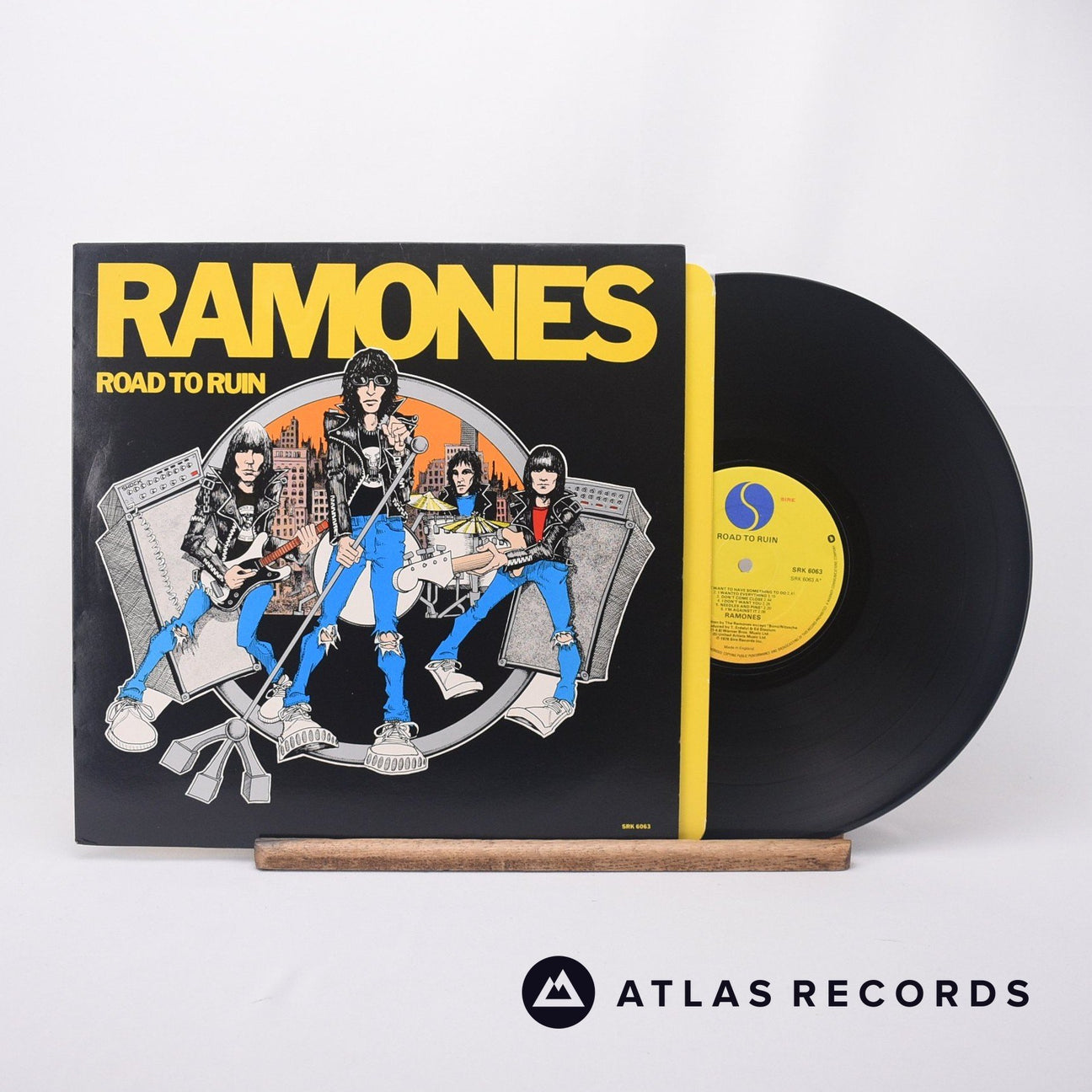 Ramones Road To Ruin LP Vinyl Record - Front Cover & Record