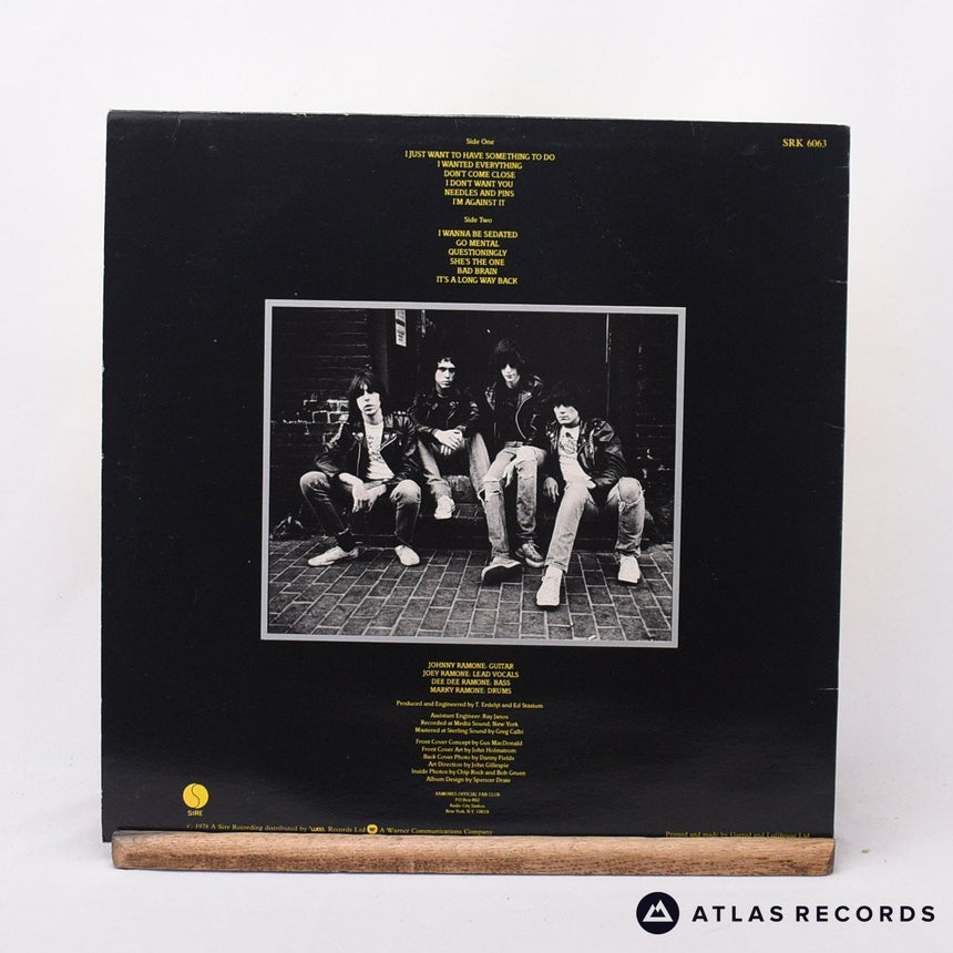 Ramones - Road To Ruin - Yellow Translucent A1 B1 LP Vinyl Record - VG+/EX