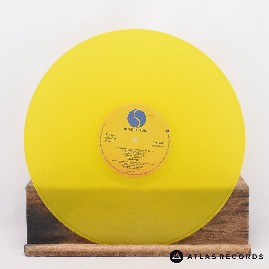 Ramones - Road To Ruin - Yellow Translucent A1 B1 LP Vinyl Record - VG+/EX