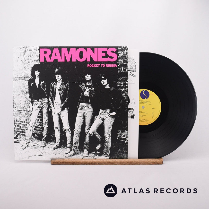 Ramones Rocket To Russia LP Vinyl Record - Front Cover & Record