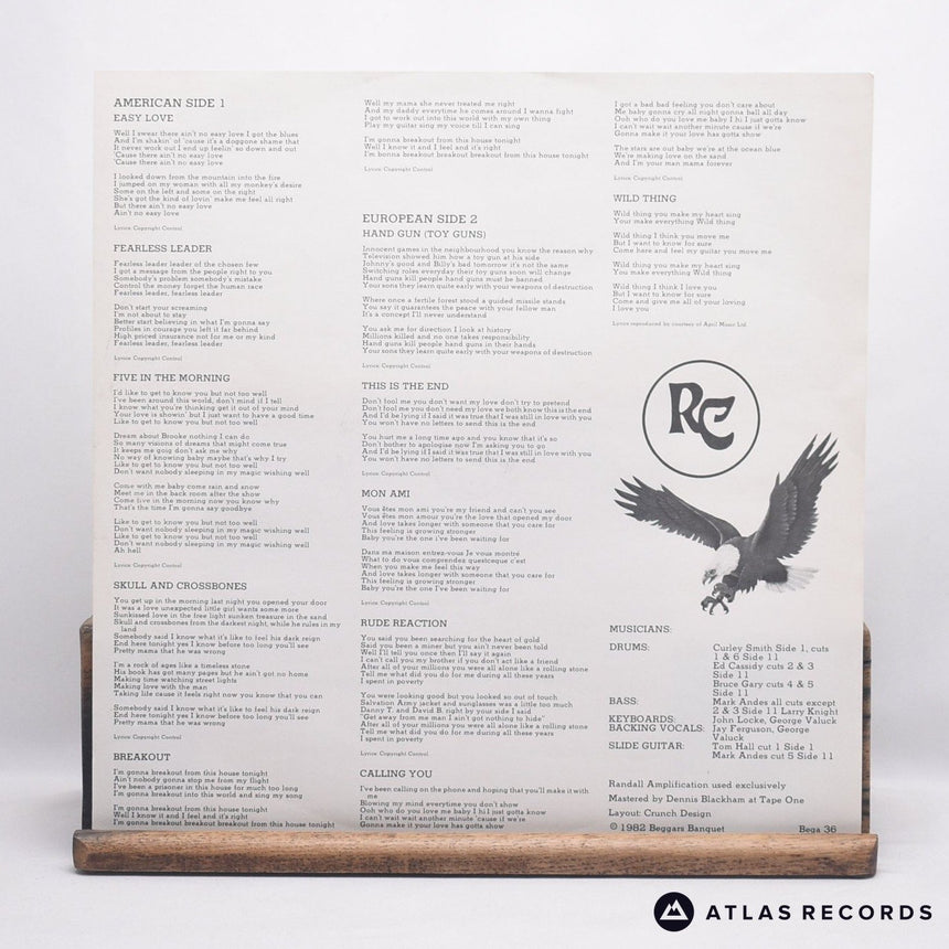 Randy California - Euro - American - Lyric Sheet LP Vinyl Record - VG+/EX