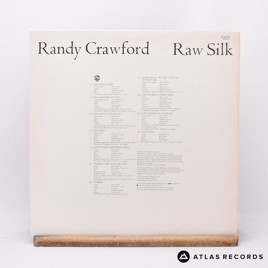 Randy Crawford - Raw Silk - LP Vinyl Record - EX/VG+