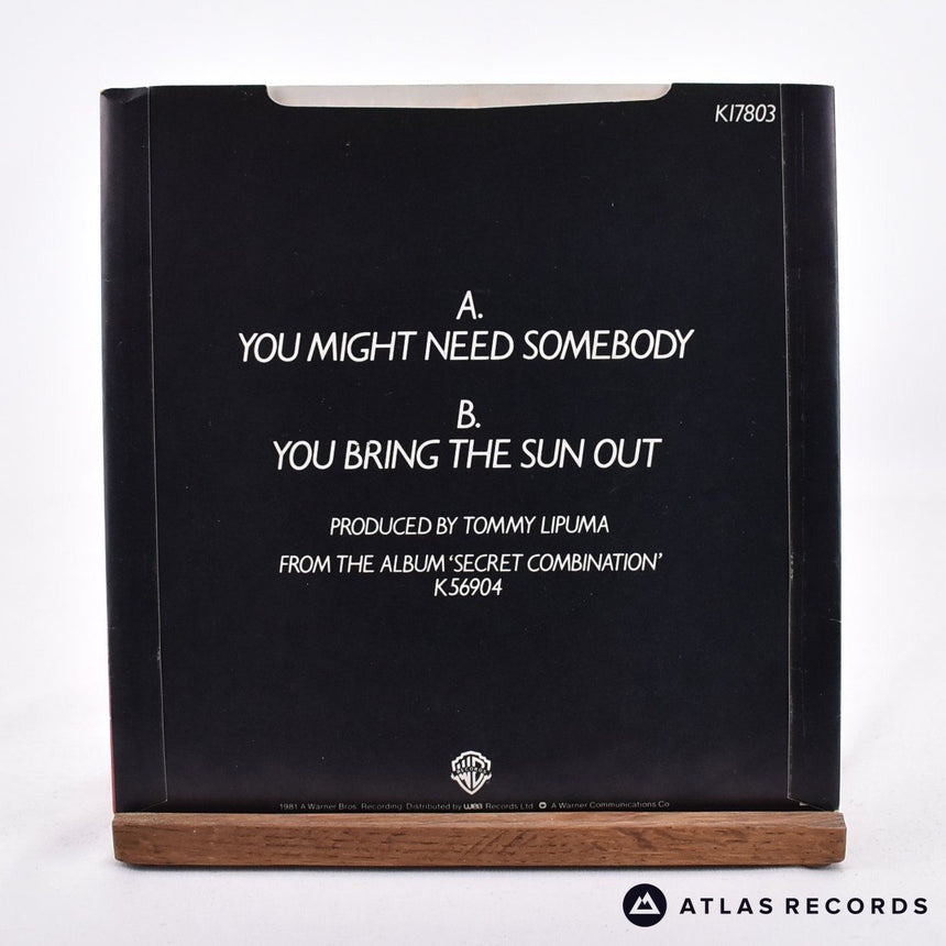 Randy Crawford - You Might Need Somebody - Strawberry 7" Vinyl Record - EX/EX