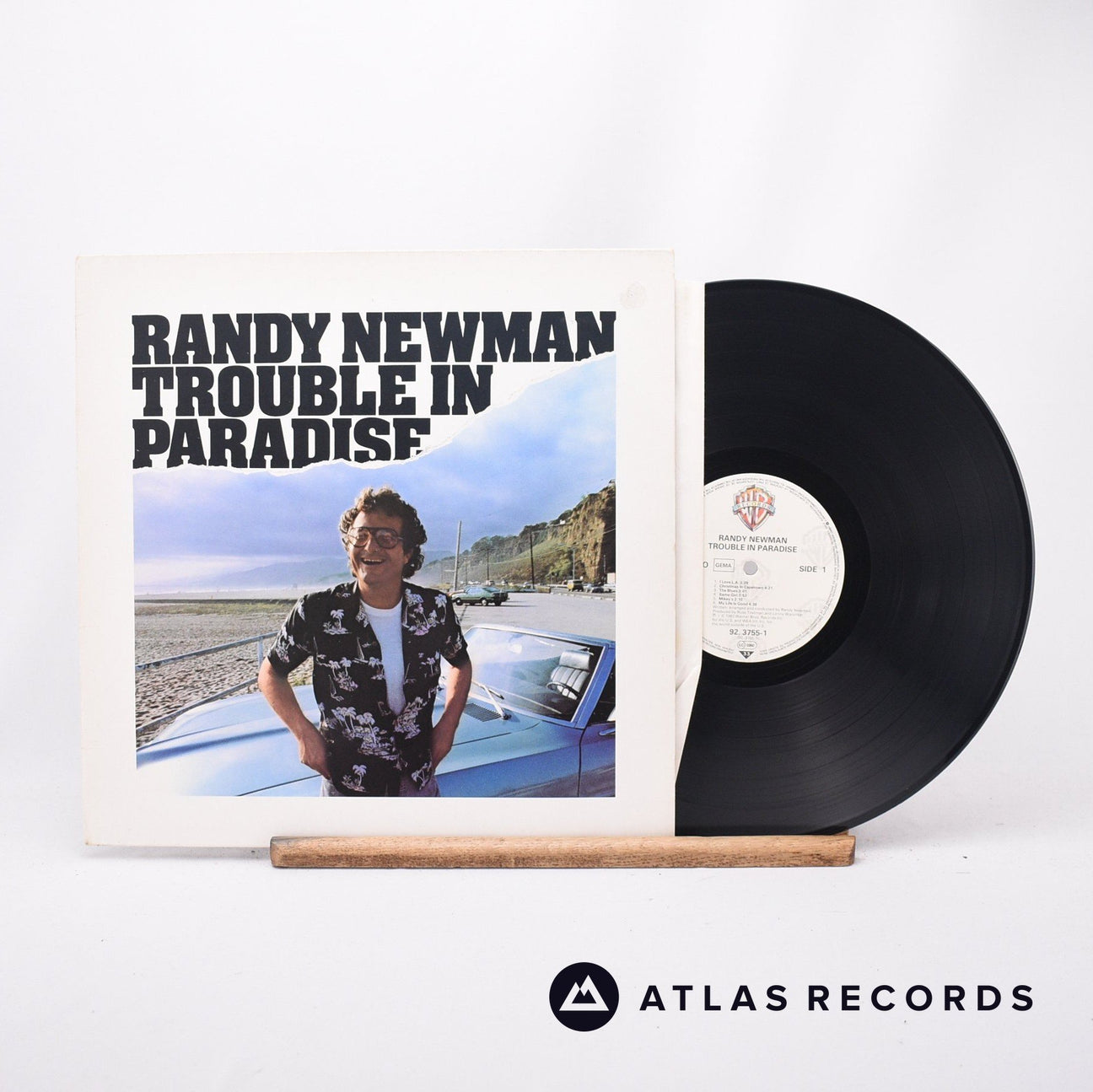 Randy Newman Trouble In Paradise LP Vinyl Record - Front Cover & Record