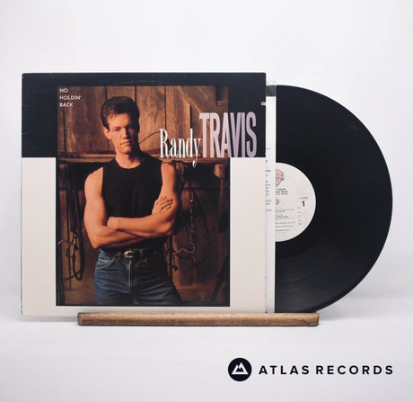 Randy Travis No Holdin' Back LP Vinyl Record - Front Cover & Record