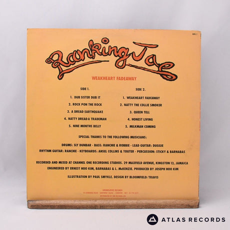 Ranking Joe - Weakheart Fadeaway - LP Vinyl Record - VG+/EX