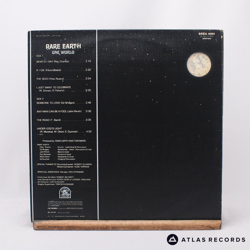 Rare Earth - One World - Textured Sleeve Gatefold LP Vinyl Record - VG+/VG+
