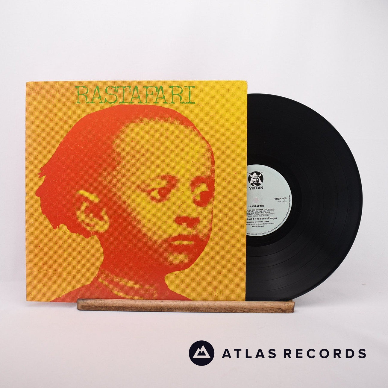 Ras Michael & The Sons Of Negus Rastafari LP Vinyl Record - Front Cover & Record