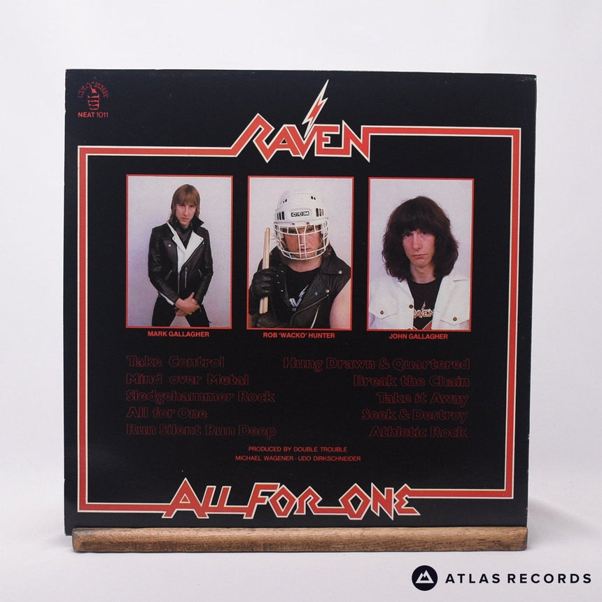 Raven - All For One - A B-1 LP Vinyl Record - VG+/EX