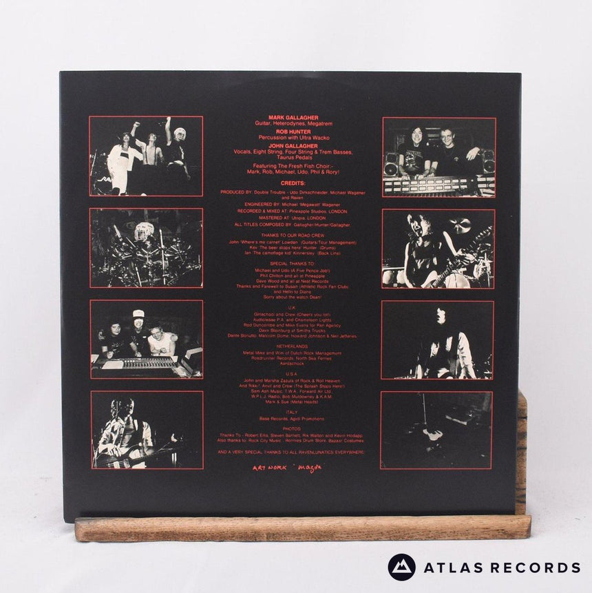 Raven - All For One - Red & Black Smoke Reissue 1/A 2/A LP Vinyl Record - EX/NM