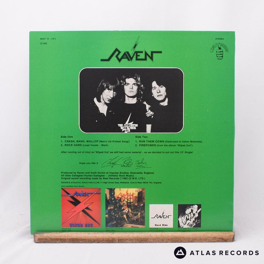 Raven - Crash Bang Wallop - Maroon Marbled 12" Vinyl Record - EX/NM