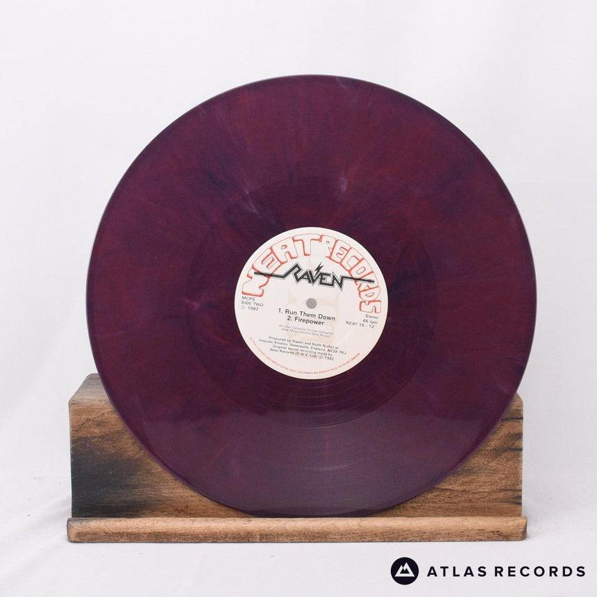 Raven - Crash Bang Wallop - Maroon Marbled 12" Vinyl Record - EX/NM