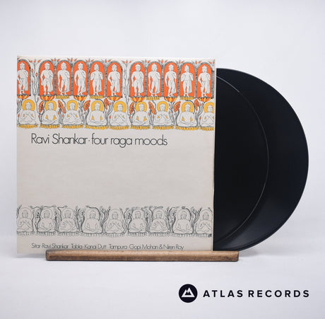 Ravi Shankar Four Raga Moods Double LP Vinyl Record - Front Cover & Record